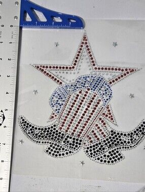 Patriotic Western Transfer On Your Favorite Color Tee